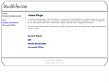 Tablet Screenshot of nowniche.com